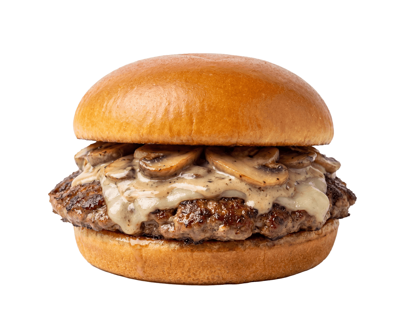 Mushroom Swiss Burger